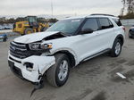 2020 Ford Explorer Xlt White vin: 1FMSK8DH4LGB09828