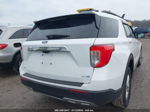 2020 Ford Explorer Xlt White vin: 1FMSK8DH4LGB40478