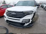 2020 Ford Explorer Xlt White vin: 1FMSK8DH4LGB40478