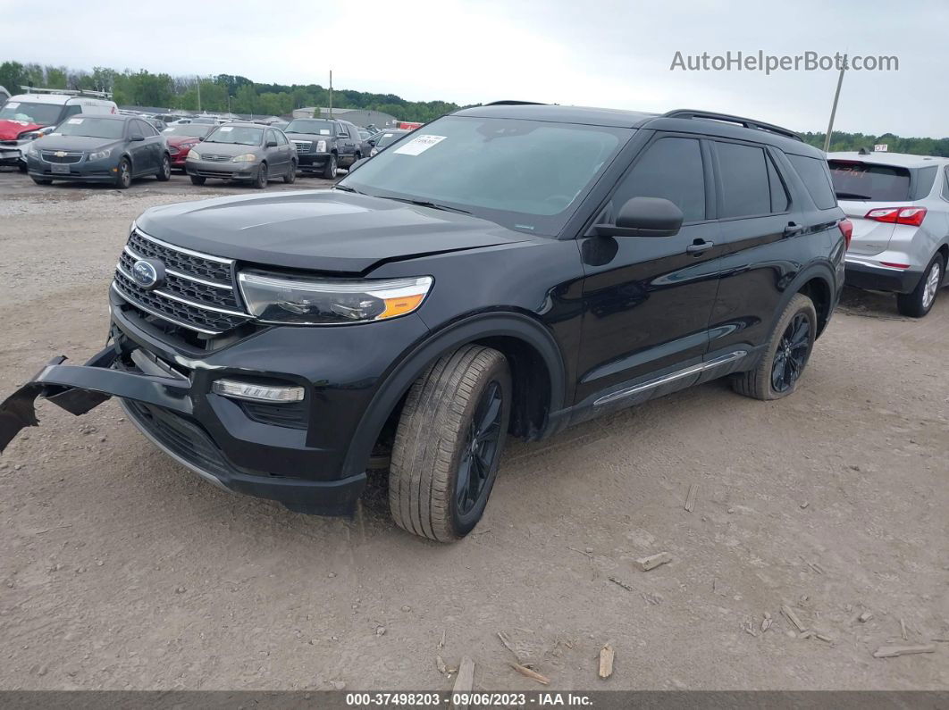 2020 Ford Explorer Xlt Black vin: 1FMSK8DH4LGB63047