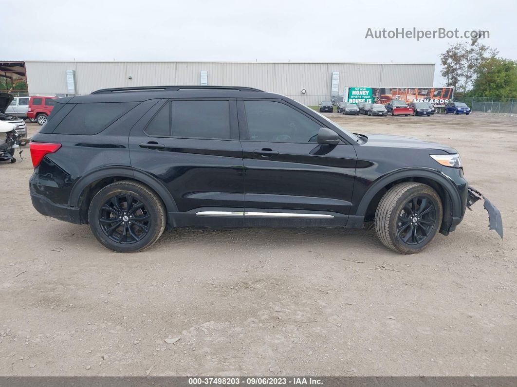 2020 Ford Explorer Xlt Black vin: 1FMSK8DH4LGB63047