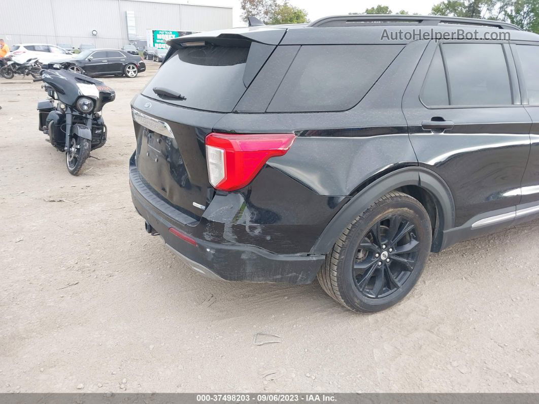 2020 Ford Explorer Xlt Black vin: 1FMSK8DH4LGB63047