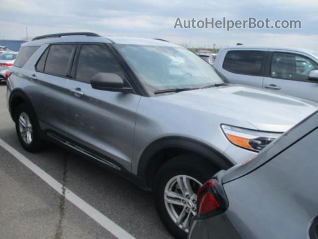 2020 Ford Explorer Xlt Silver vin: 1FMSK8DH4LGB63064