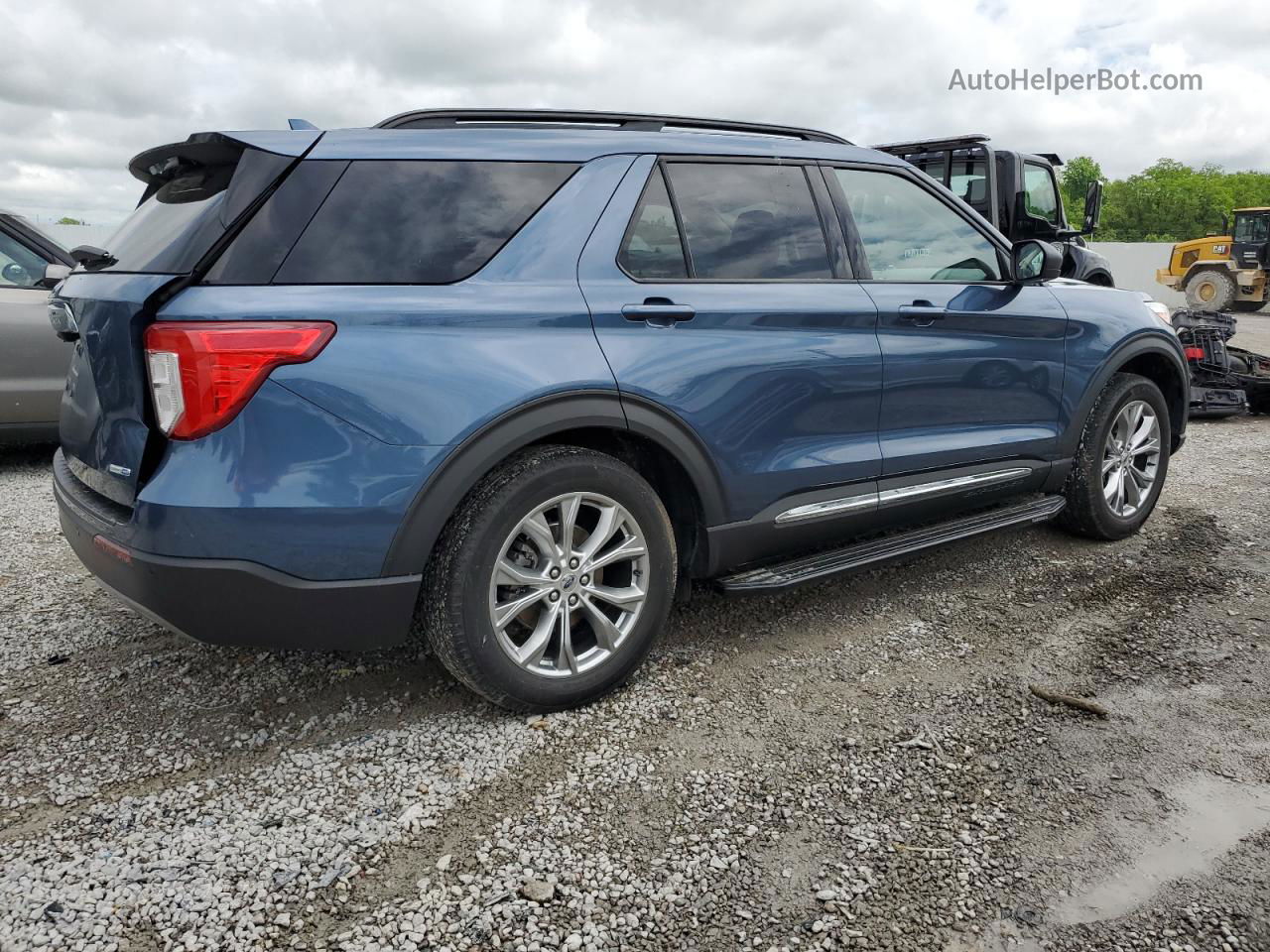 2020 Ford Explorer Xlt Blue vin: 1FMSK8DH4LGB91625