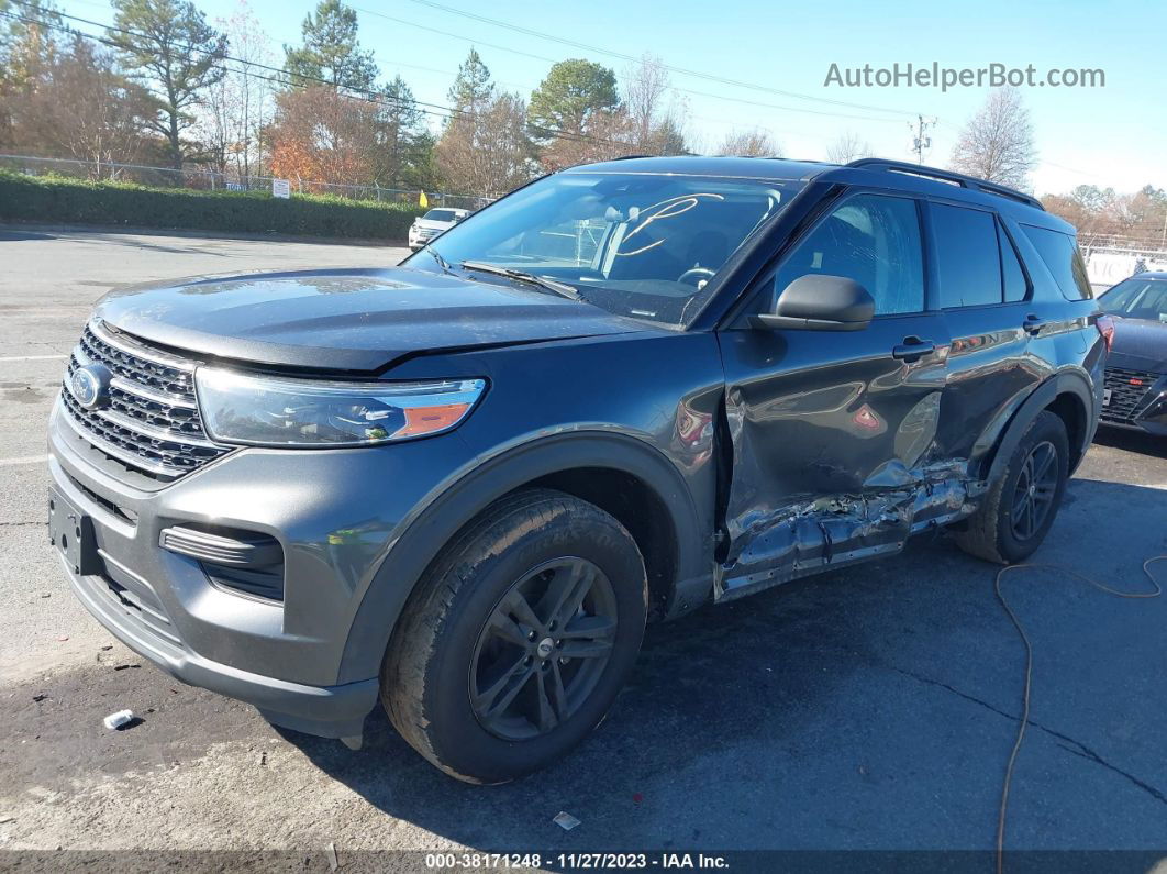 2020 Ford Explorer Xlt Gray vin: 1FMSK8DH4LGC56652