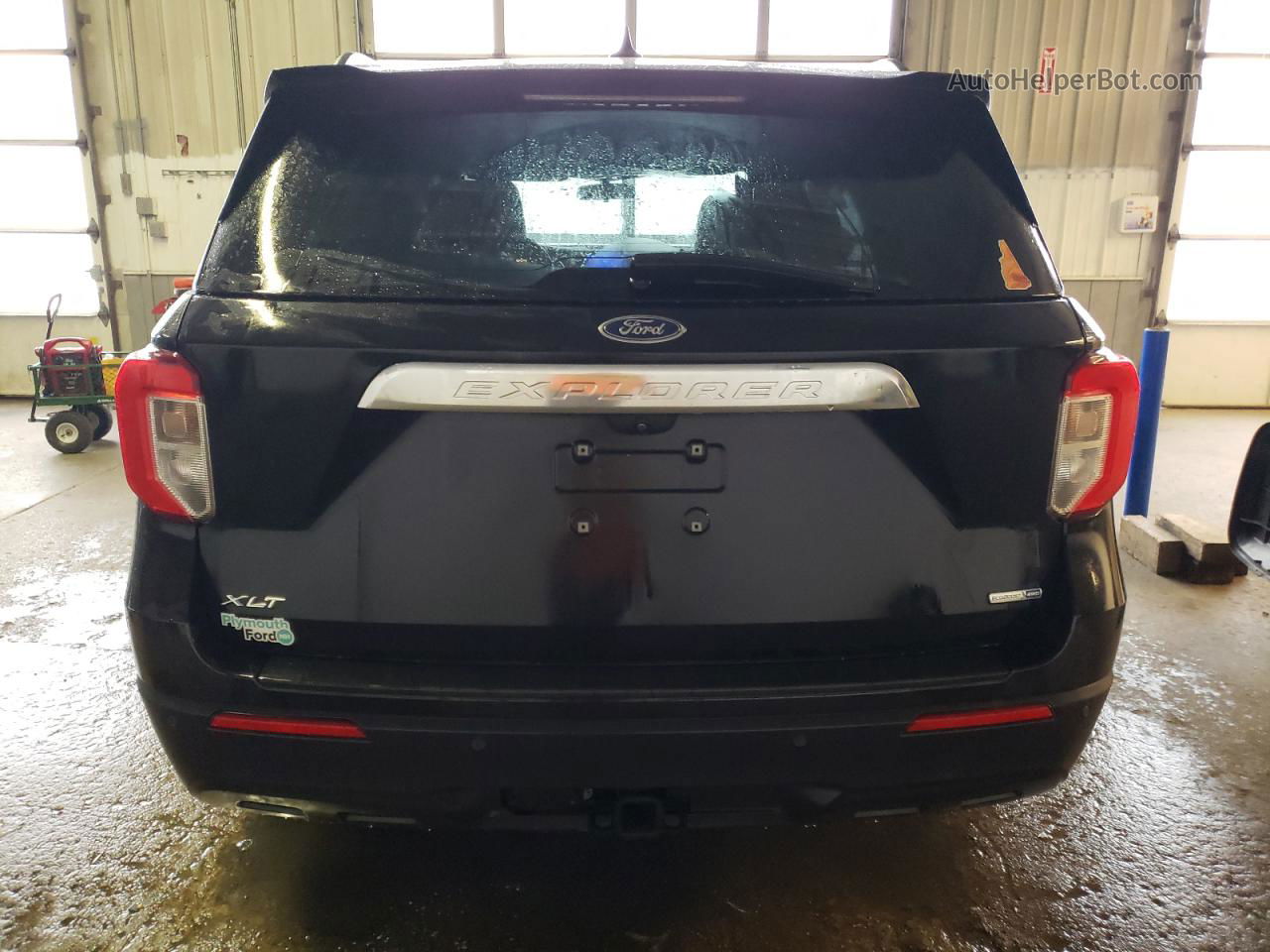 2020 Ford Explorer Xlt Black vin: 1FMSK8DH5LGA12458