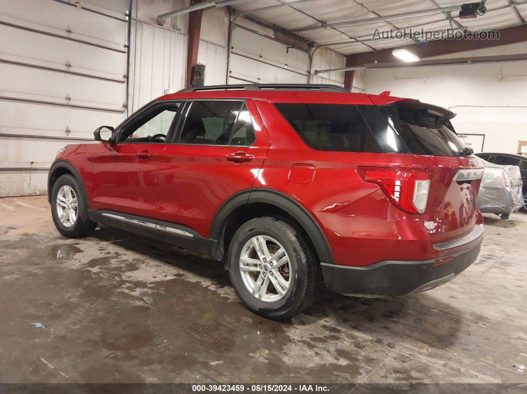 2020 Ford Explorer Xlt Red vin: 1FMSK8DH5LGA70229