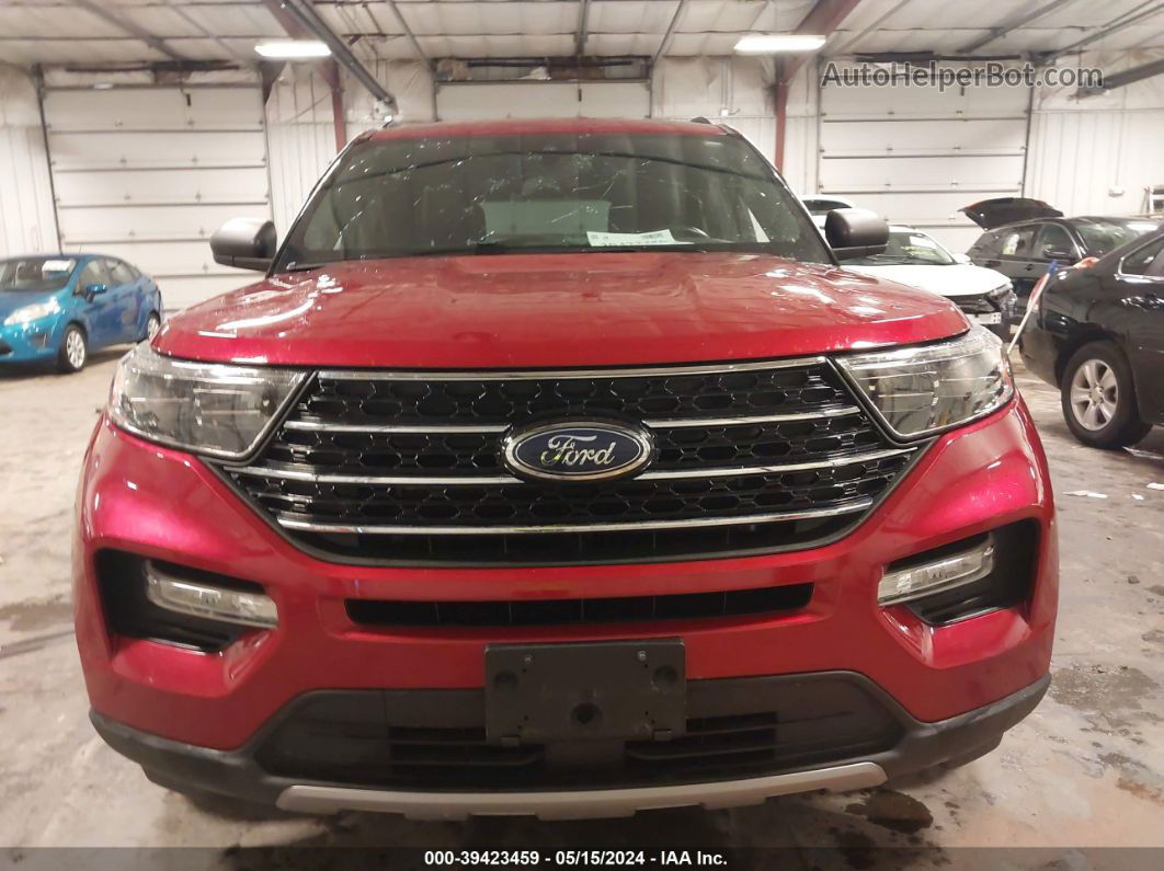 2020 Ford Explorer Xlt Red vin: 1FMSK8DH5LGA70229