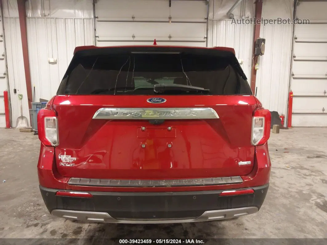 2020 Ford Explorer Xlt Red vin: 1FMSK8DH5LGA70229