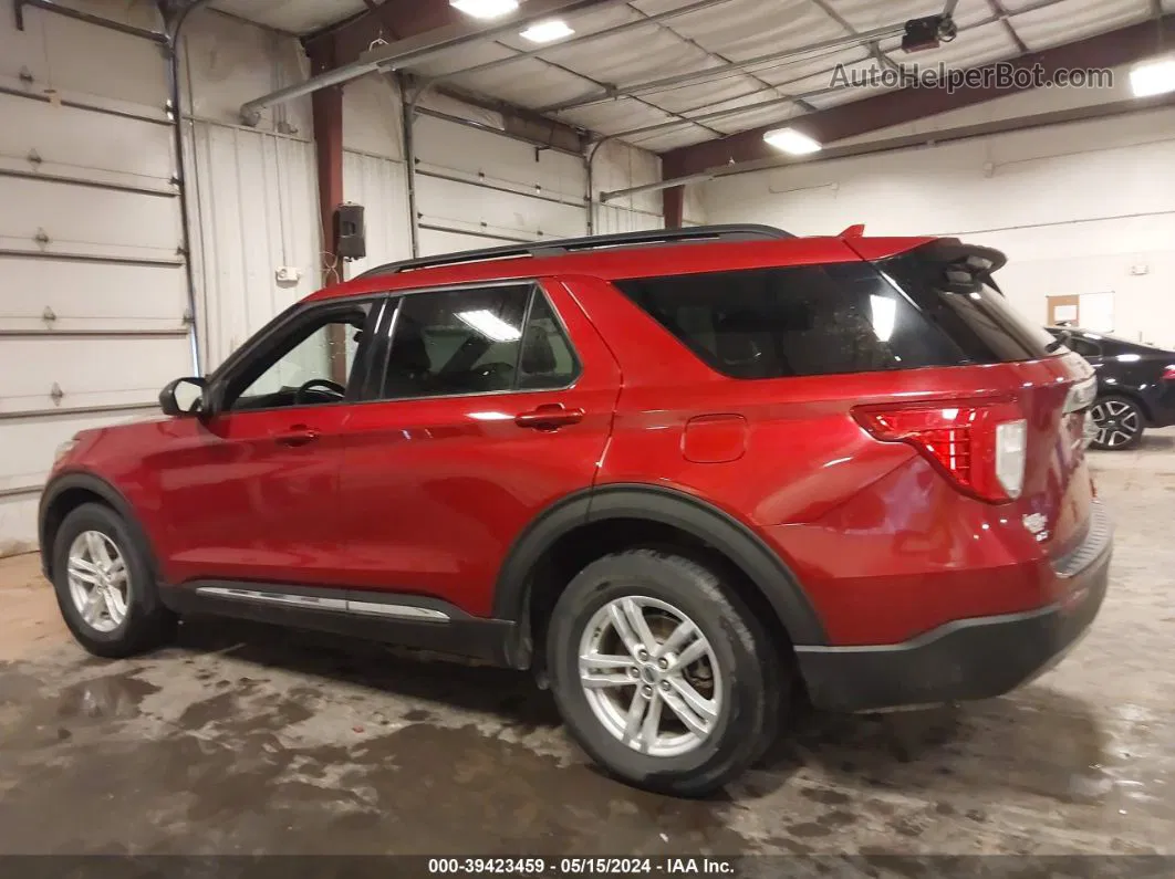 2020 Ford Explorer Xlt Red vin: 1FMSK8DH5LGA70229