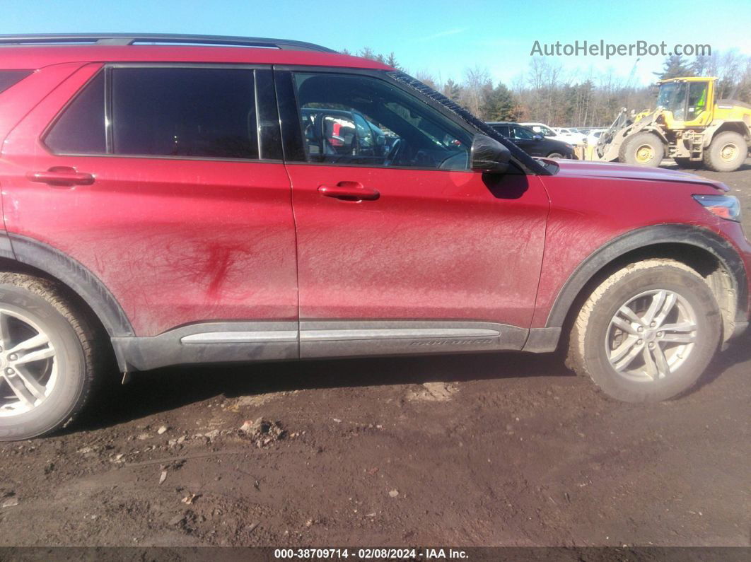 2020 Ford Explorer Xlt Red vin: 1FMSK8DH5LGB08445