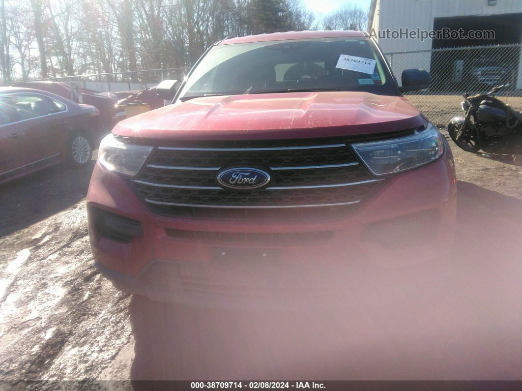 2020 Ford Explorer Xlt Red vin: 1FMSK8DH5LGB08445