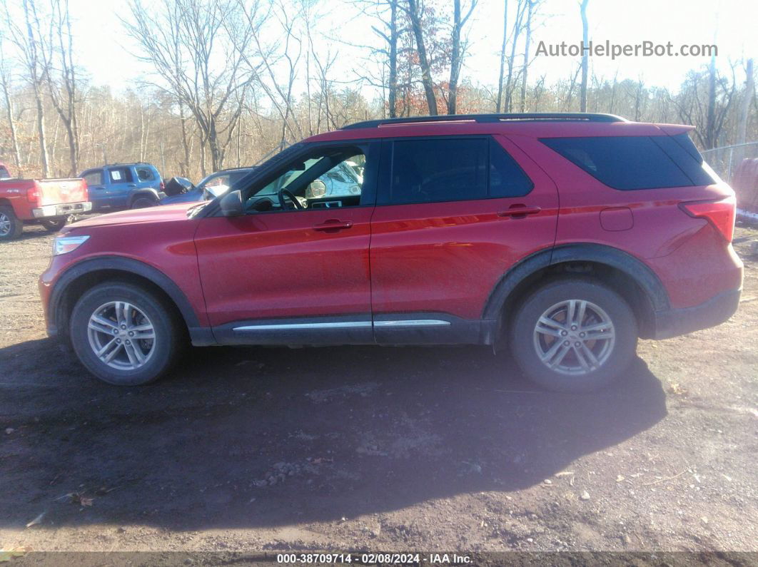 2020 Ford Explorer Xlt Red vin: 1FMSK8DH5LGB08445