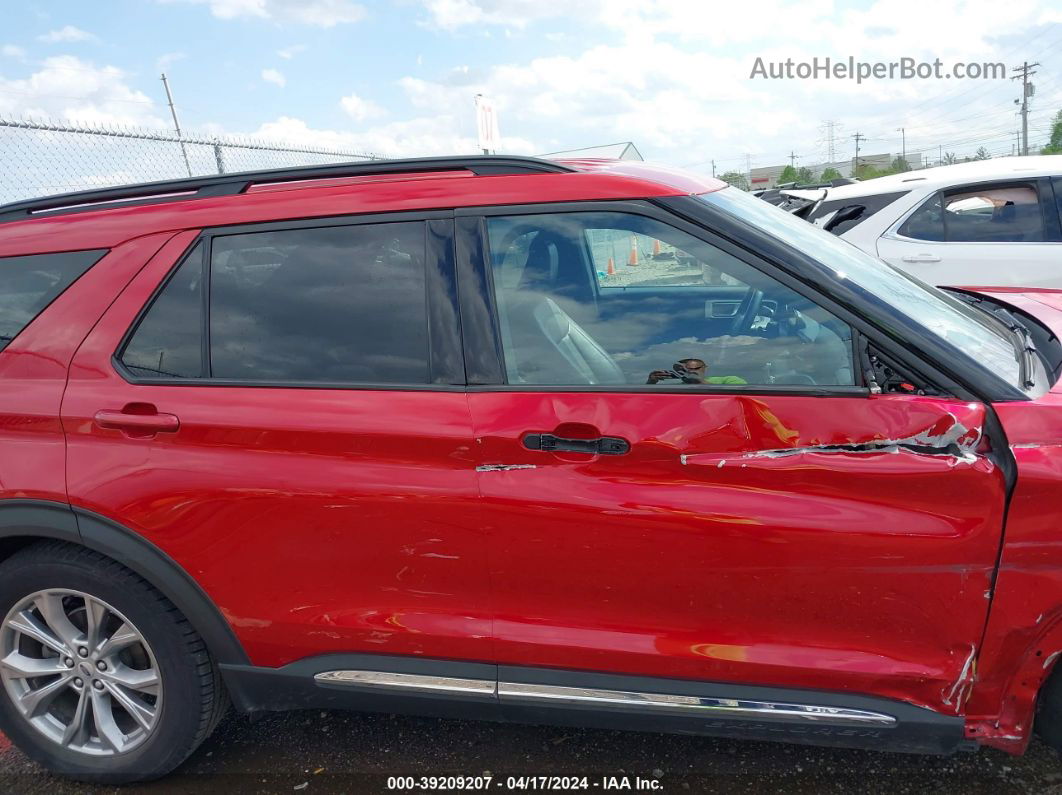 2020 Ford Explorer Xlt Red vin: 1FMSK8DH5LGB20241