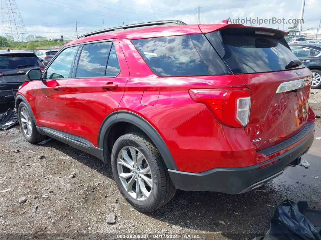 2020 Ford Explorer Xlt Red vin: 1FMSK8DH5LGB20241