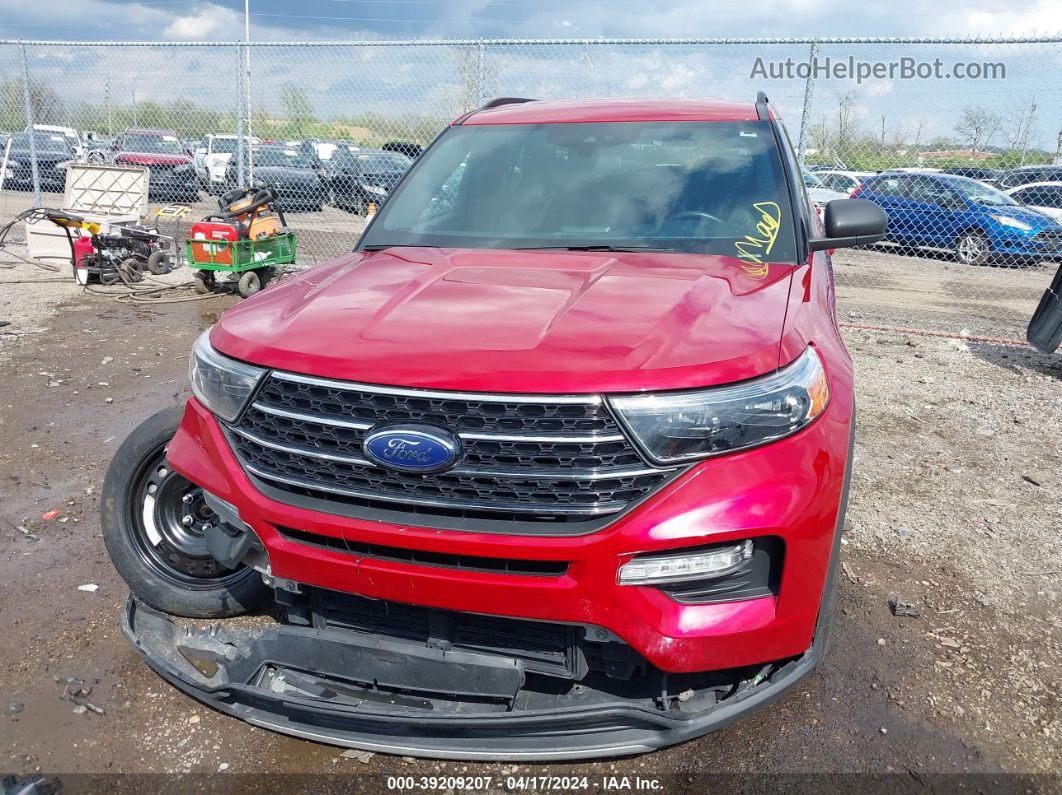 2020 Ford Explorer Xlt Red vin: 1FMSK8DH5LGB20241