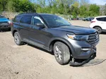 2020 Ford Explorer Xlt Gray vin: 1FMSK8DH5LGC58586