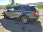 2020 Ford Explorer Xlt Gray vin: 1FMSK8DH5LGC58586