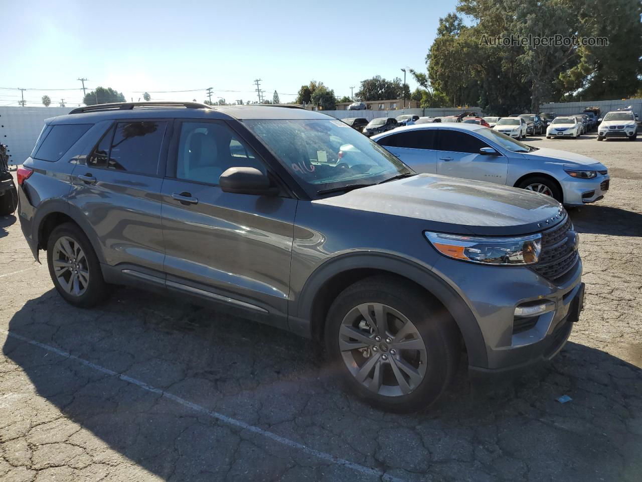 2021 Ford Explorer Xlt Charcoal vin: 1FMSK8DH5MGA86299