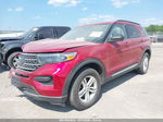 2020 Ford Explorer Xlt Red vin: 1FMSK8DH6LGC87837