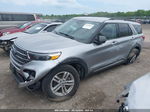 2020 Ford Explorer Xlt Silver vin: 1FMSK8DH6LGC98207