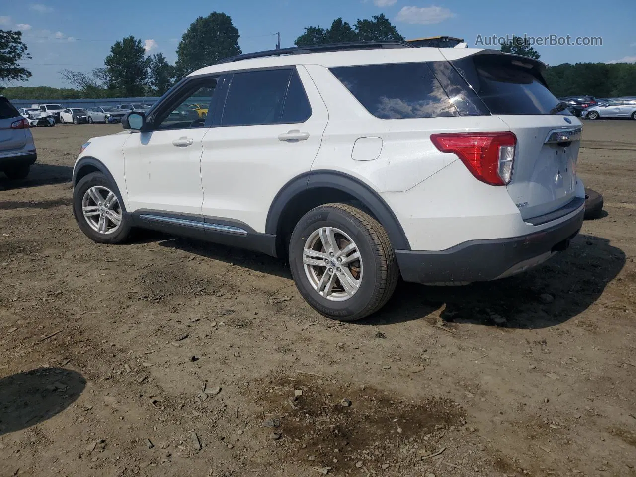 2021 Ford Explorer Xlt Белый vin: 1FMSK8DH6MGA66238