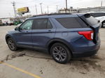 2021 Ford Explorer Xlt Синий vin: 1FMSK8DH6MGB60667