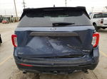 2021 Ford Explorer Xlt Синий vin: 1FMSK8DH6MGB60667