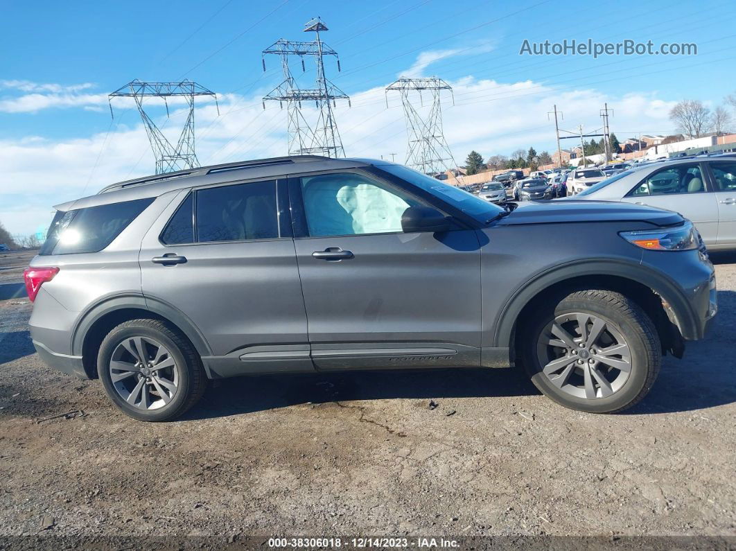 2021 Ford Explorer Xlt Gray vin: 1FMSK8DH6MGB66873