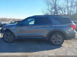 2021 Ford Explorer Xlt Gray vin: 1FMSK8DH6MGB66873