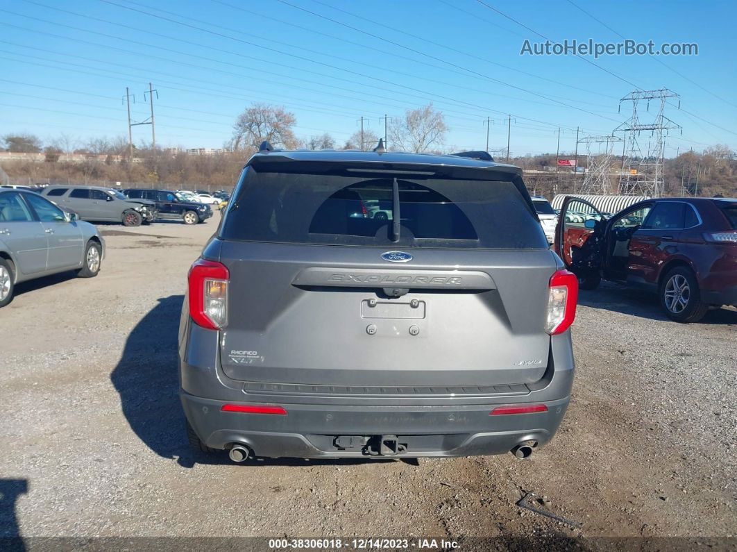 2021 Ford Explorer Xlt Серый vin: 1FMSK8DH6MGB66873