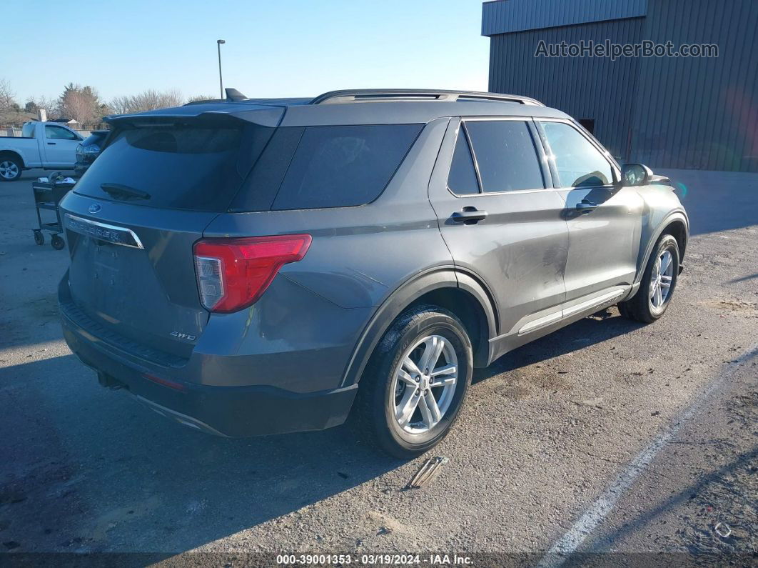 2021 Ford Explorer Xlt Серый vin: 1FMSK8DH6MGC15635