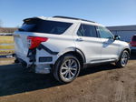 2020 Ford Explorer Xlt White vin: 1FMSK8DH7LGC07915