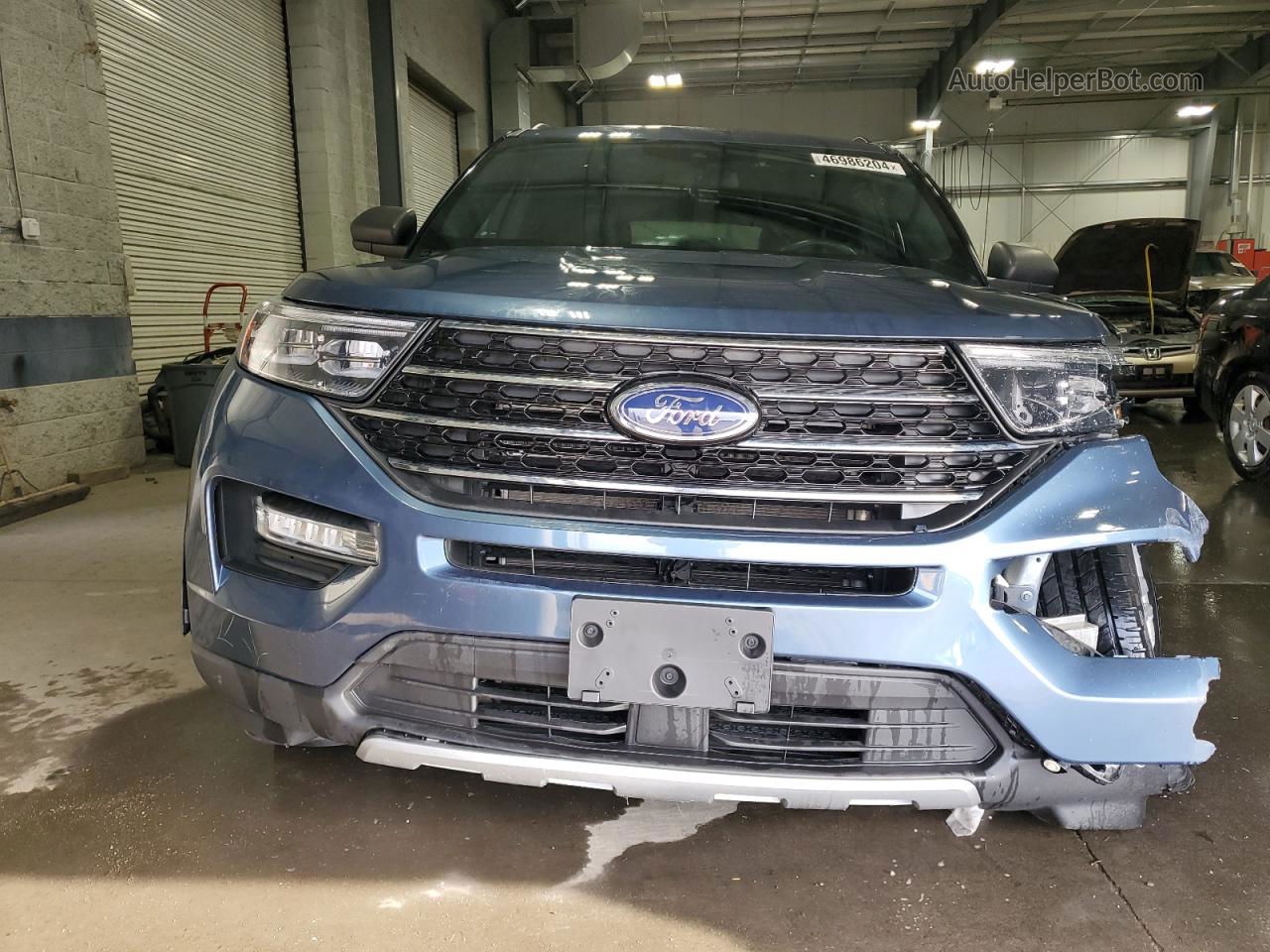 2020 Ford Explorer Xlt Blue vin: 1FMSK8DH7LGC18784