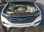 2020 Ford Explorer Xlt White vin: 1FMSK8DH8LGB50494