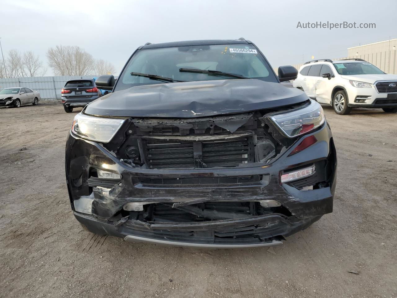 2020 Ford Explorer Xlt Black vin: 1FMSK8DH8LGC80324