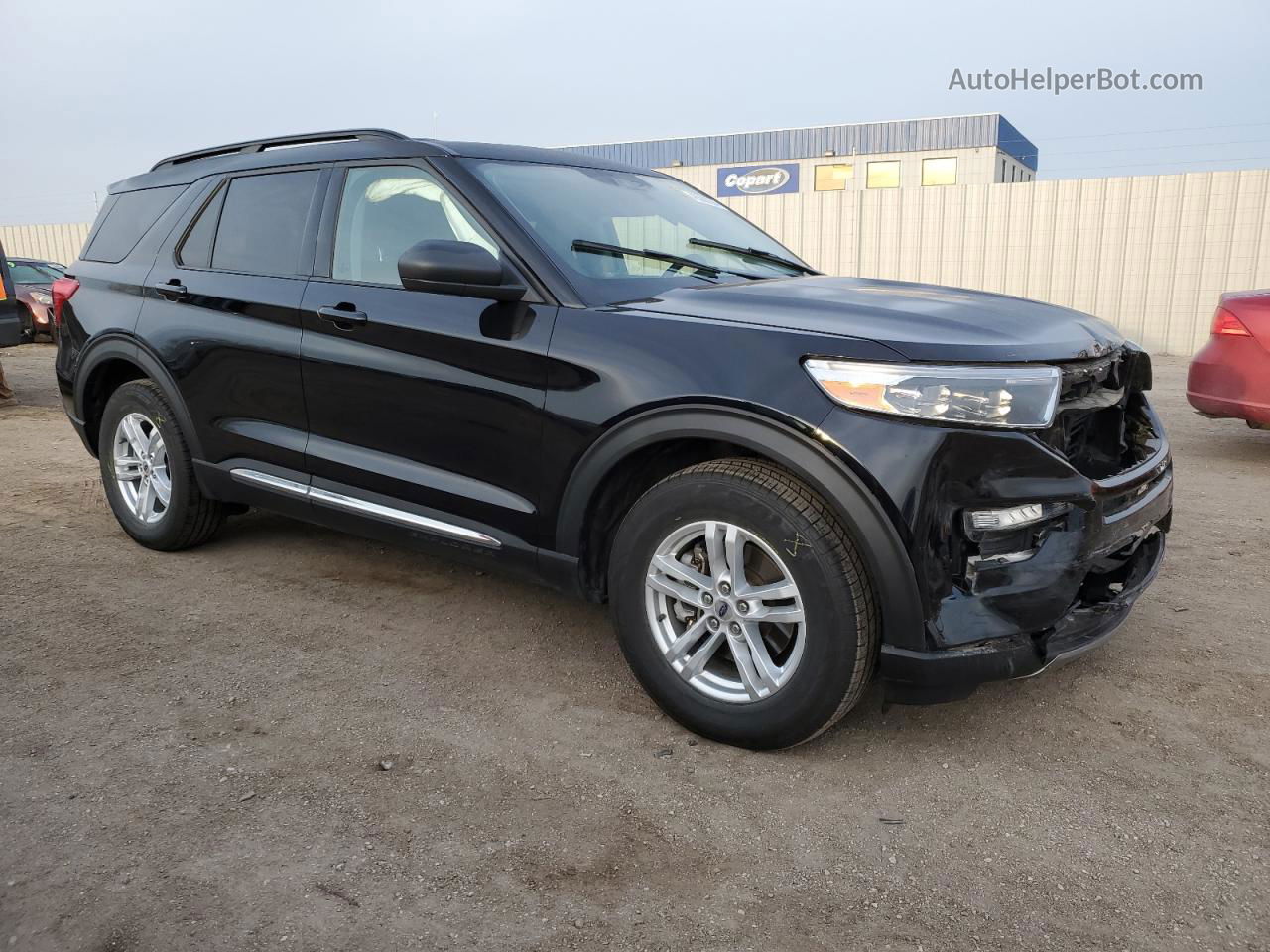 2020 Ford Explorer Xlt Black vin: 1FMSK8DH8LGC80324