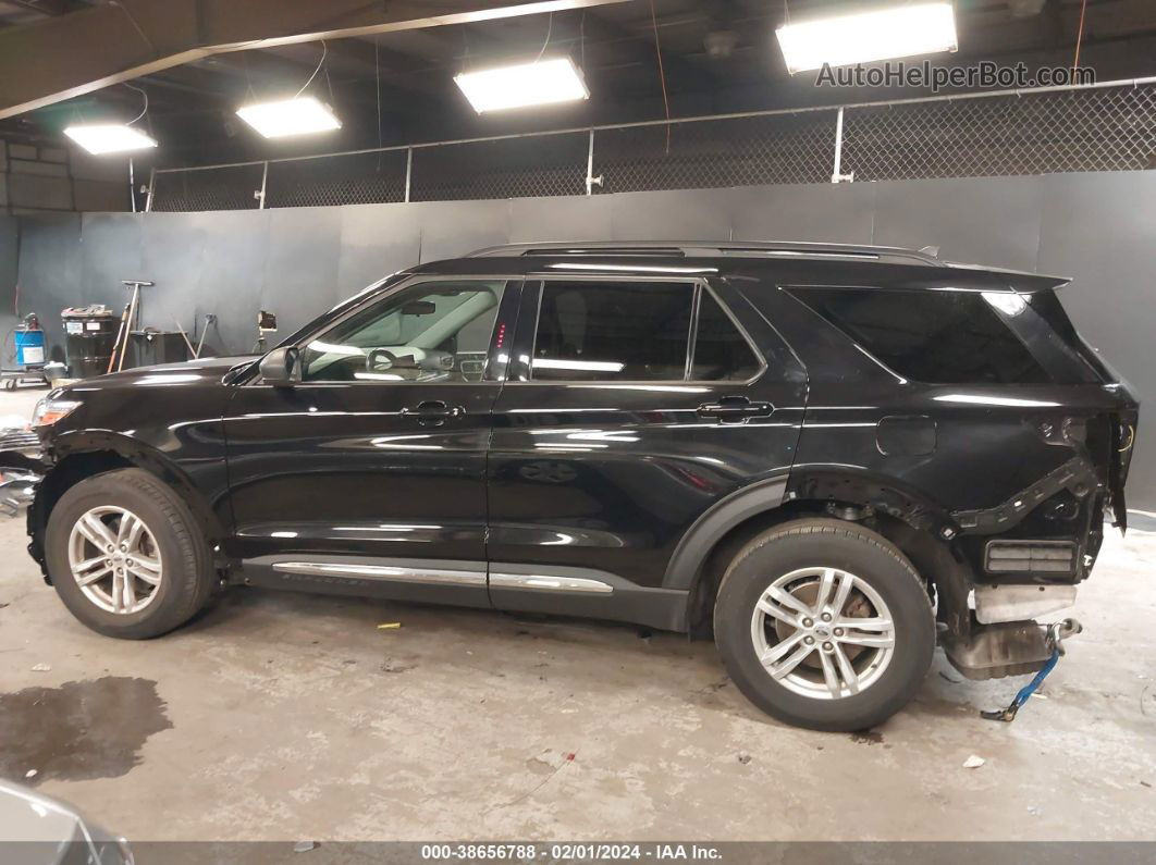 2021 Ford Explorer Xlt Black vin: 1FMSK8DH8MGA54222