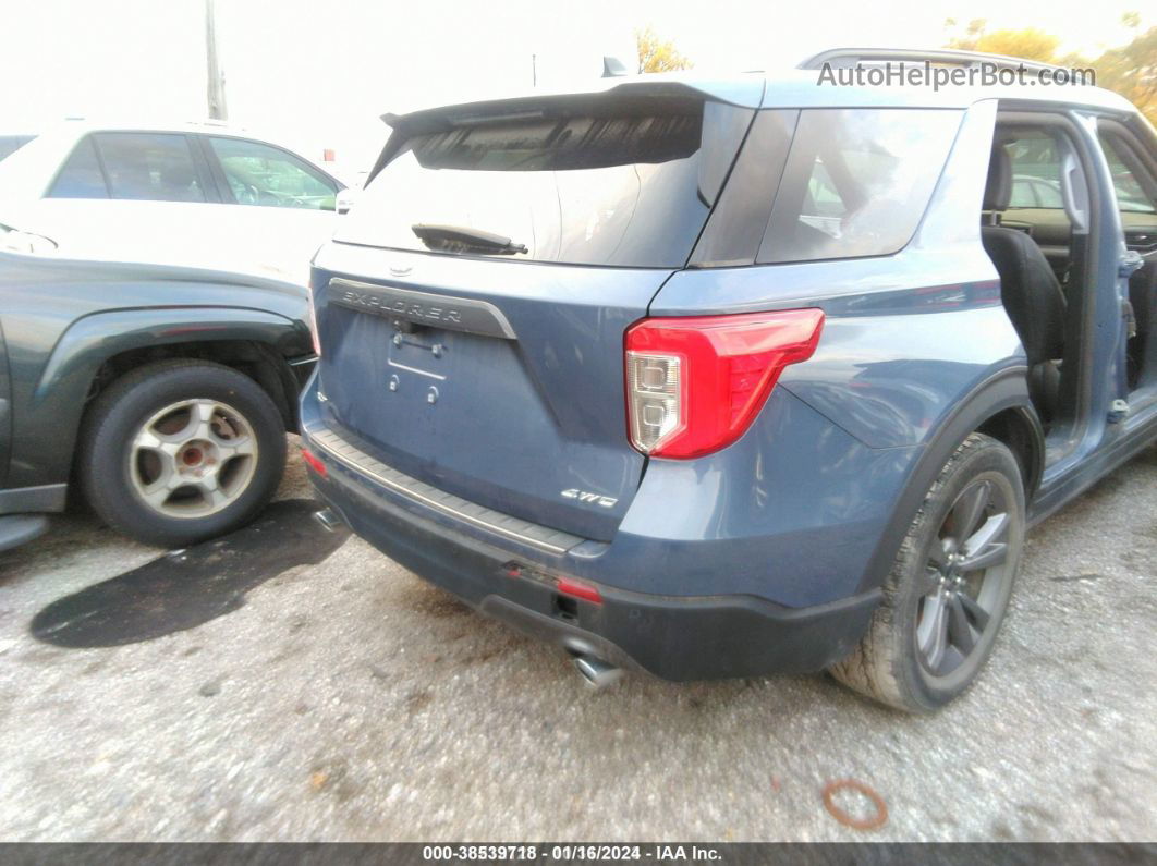 2021 Ford Explorer Xlt Blue vin: 1FMSK8DH8MGA69934