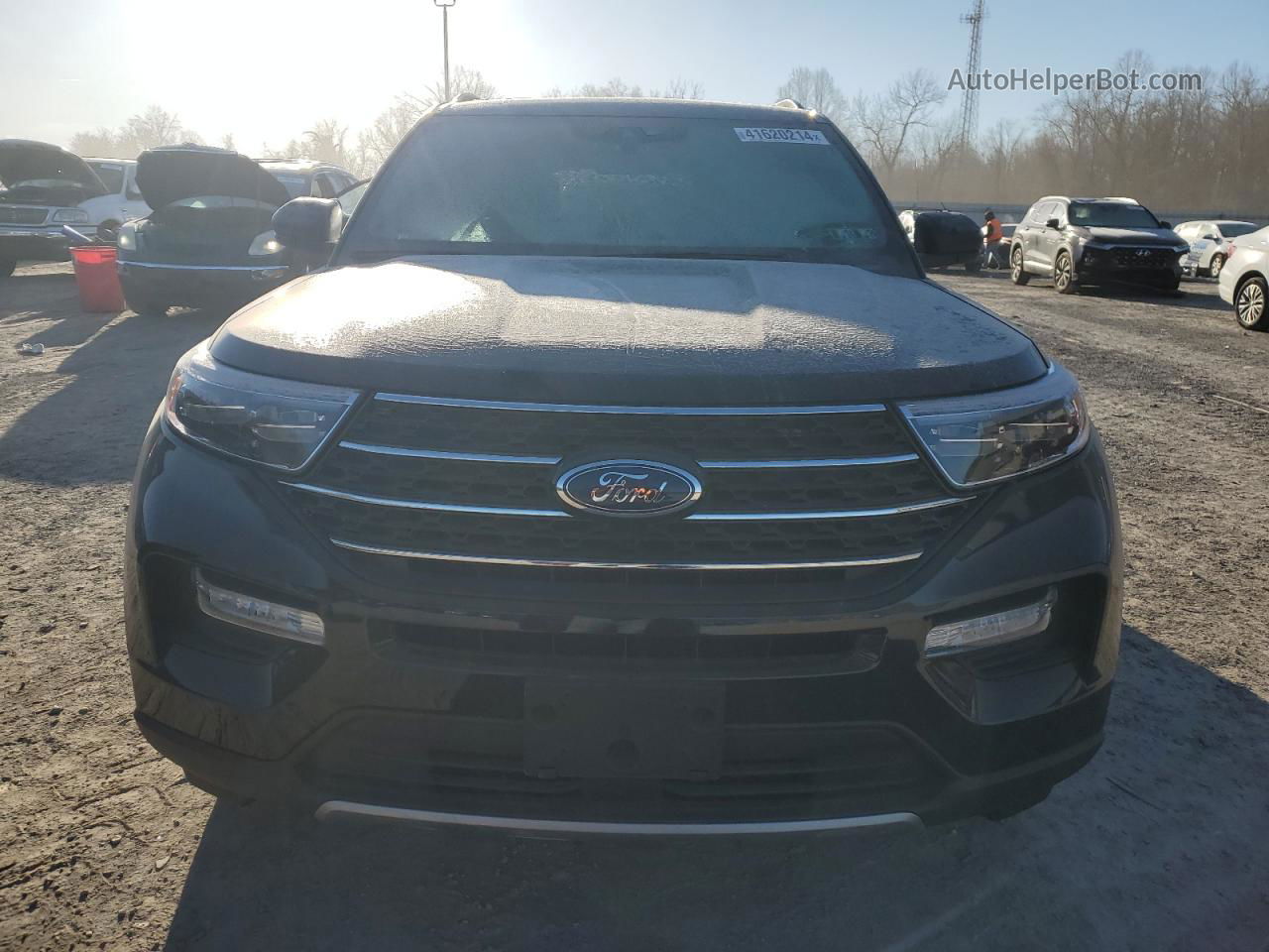 2021 Ford Explorer Xlt Black vin: 1FMSK8DH8MGA91271