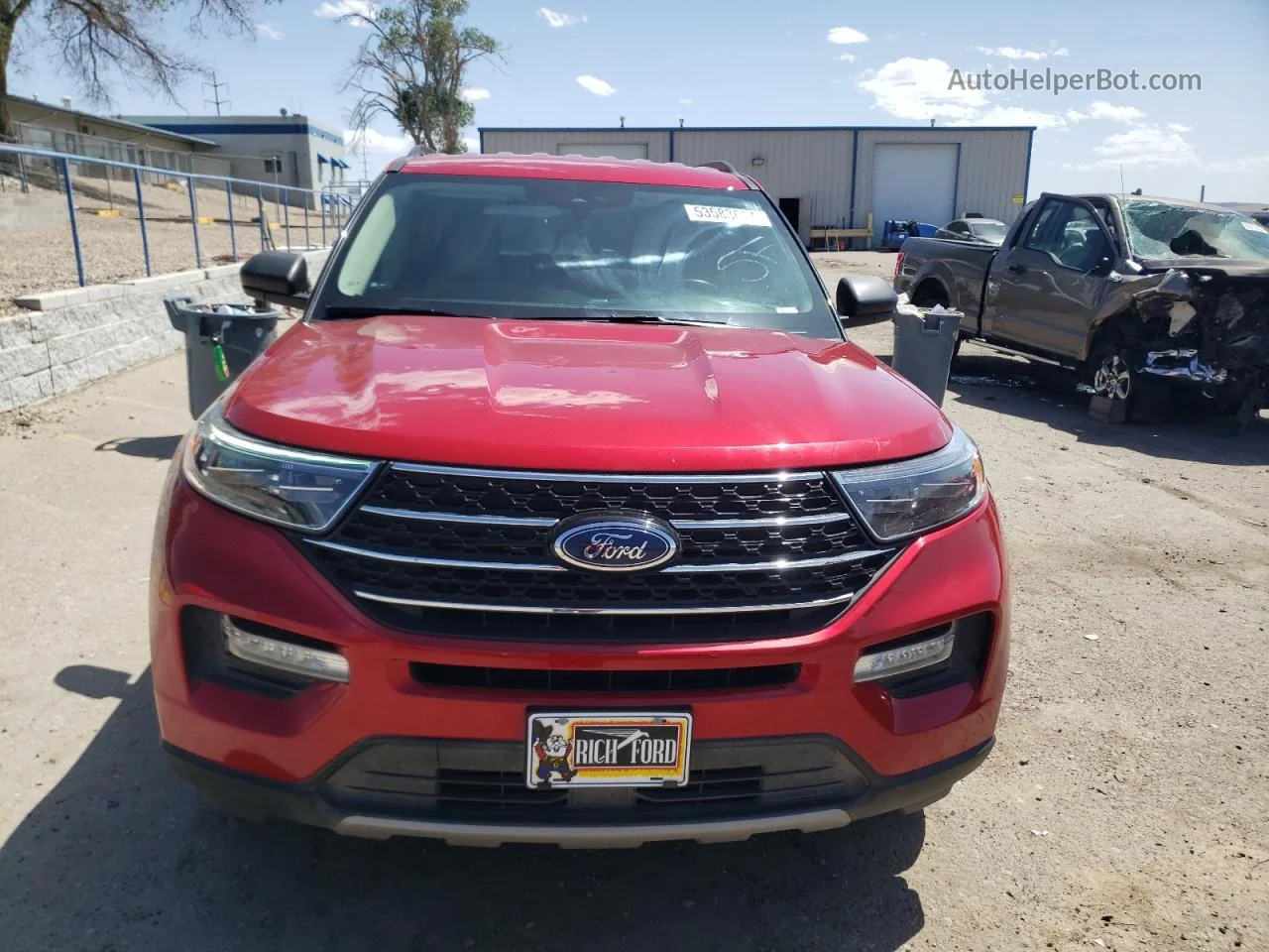 2021 Ford Explorer Xlt Red vin: 1FMSK8DH8MGC09190