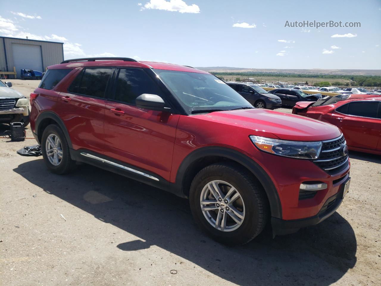 2021 Ford Explorer Xlt Красный vin: 1FMSK8DH8MGC09190