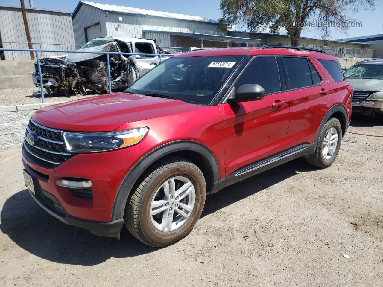 2021 Ford Explorer Xlt Red vin: 1FMSK8DH8MGC09190