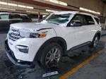 2021 Ford Explorer Xlt White vin: 1FMSK8DH8MGC26488