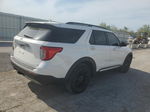 2020 Ford Explorer Xlt White vin: 1FMSK8DH9LGA51313