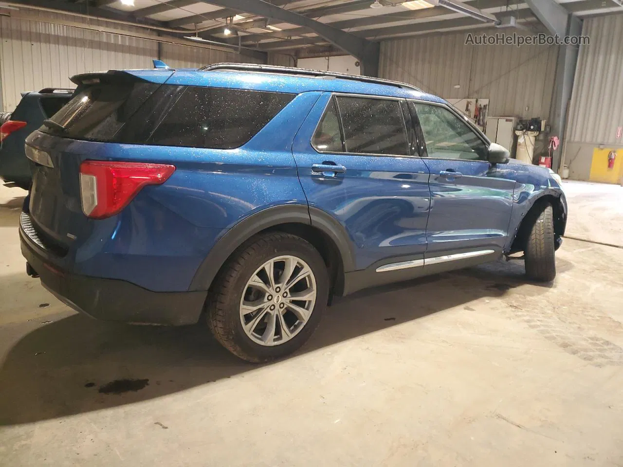 2020 Ford Explorer Xlt Blue vin: 1FMSK8DH9LGA78365