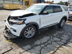 2020 Ford Explorer Xlt White vin: 1FMSK8DH9LGB26298