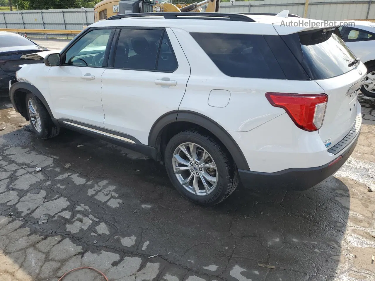 2020 Ford Explorer Xlt White vin: 1FMSK8DH9LGB26298