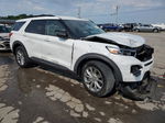 2020 Ford Explorer Xlt White vin: 1FMSK8DH9LGB26298