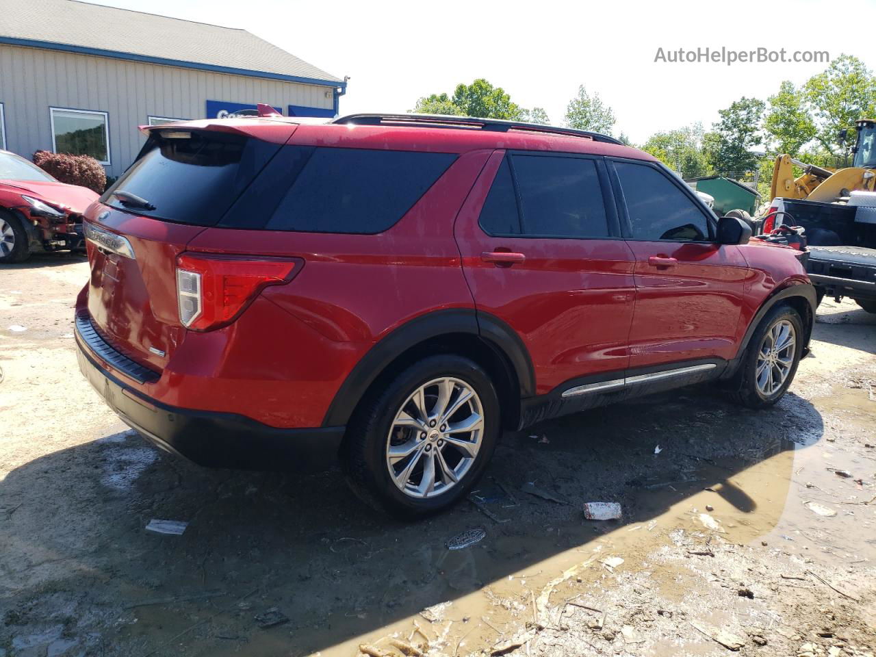 2020 Ford Explorer Xlt Brown vin: 1FMSK8DH9LGB83178